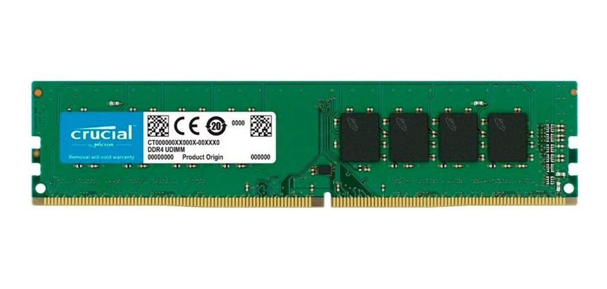 MEMORIA CRUCIAL PC DDR4 8GB 2666MHZ UDIMM